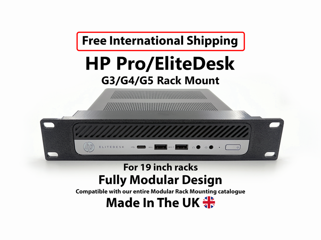 HP ProDesk / EliteDesk G3, G4 & G5 Mini PC - Modular Rack Mount