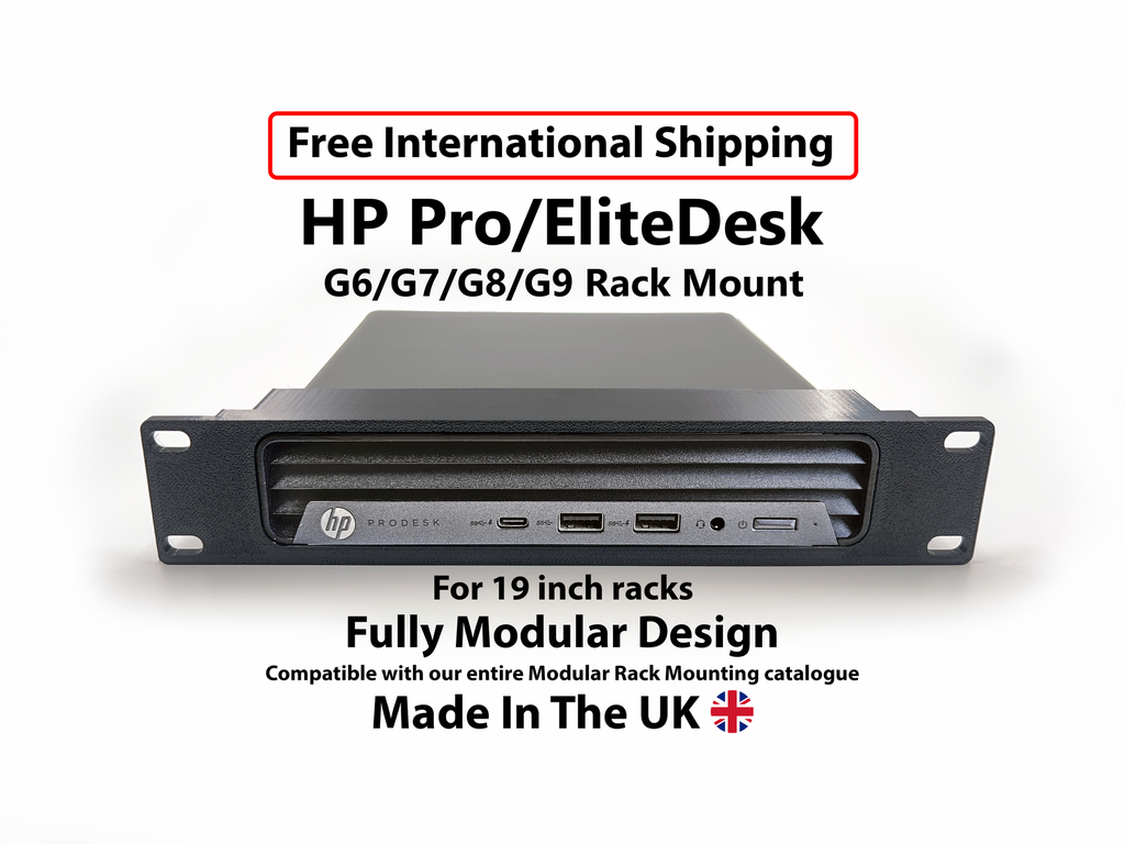 HP ProDesk / EliteDesk G6, G7, G8 & G9 Mini PC - Modular Rack Mount