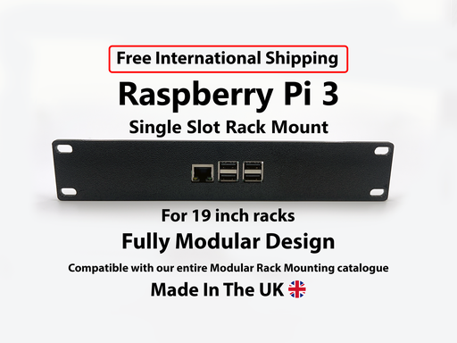 Raspberry Pi 3 Single Slot - Modular Rack Mount