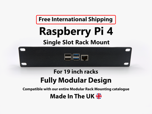 Raspberry Pi 4 Single Slot - Modular Rack Mount