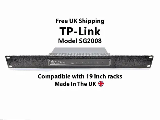 TP-Link SG2008 Switch - 19" Rack Mount