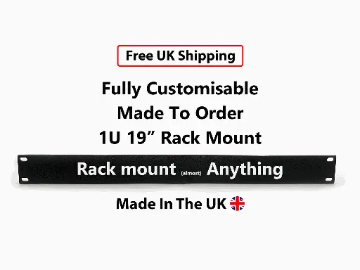 1U 19" Rack Mount | Custom Design and Manufacturing